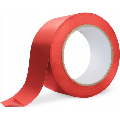ROTES MARKIERUNGSBAND 48/33 WARNUNG Arbeitsschutz und Sicherheit 48/33 Bodenlinie