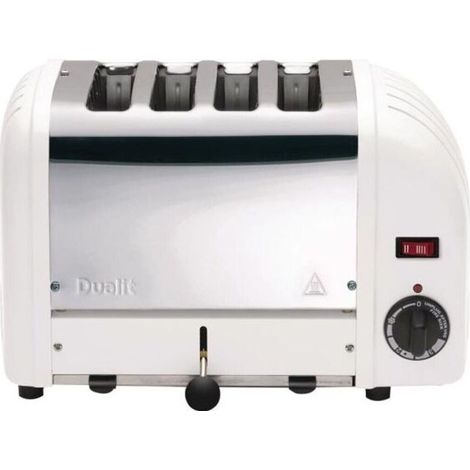 Tostadora de 4 rebanadas, 2200 W, blanca clásica - 40368 - Dualit - (1/5)