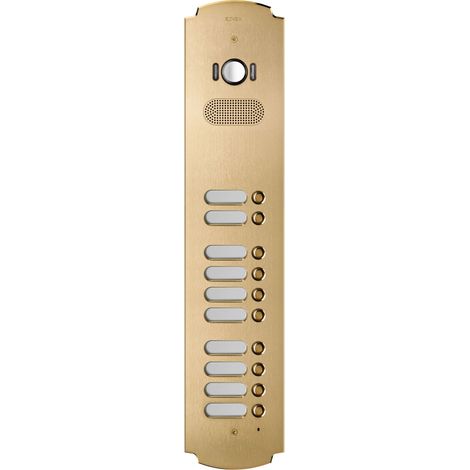 VIMAR - 41630 Placca Patavium 2F+ A/V 10 puls. ottone