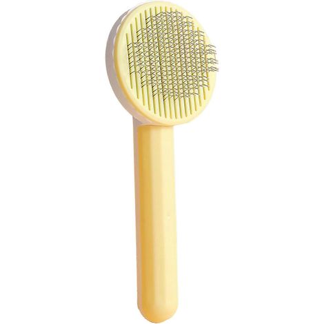 Peigne autonettoyant massant pour poils de chat, brosse de toilettage pour chatons, accessoires pour animaux de compagnie Yell (1/2)