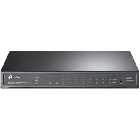 TP-Link TL-SG2210P Gestionado L2 Gigabit Ethernet (10/100/1000) Energía sobre Ethernet (PoE) Negro (1/5)