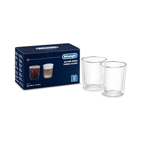 De'longhi dlSc318 lotto di vetro termico in vetro a doppio muro resistente in borosilicato (1/3)