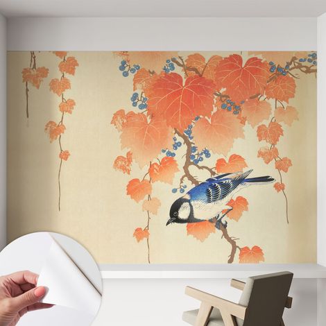 Carta da parati autoadesiva - Fotomurale adesivo - design elegante - stile moderno - Armonia vinosa 152x104 cm (1/5)