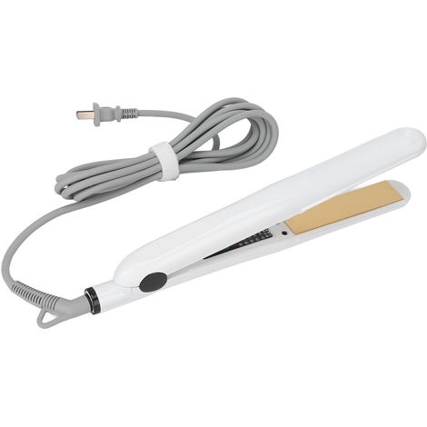 Lisseur à cheveux étanche professionnel en céramique, température réglable, blanc, prise américaine 110-240 V (1/5)