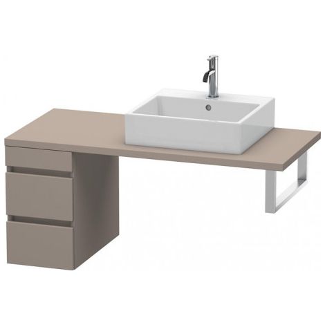 Duravit DuraStyle meuble bas pour console, 2 tiroirs, 300mm, Couleur (avant/corps): Décor basalte mat - DS533504343