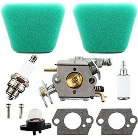 Carburateur avec joint filtre air filtre essence et bougie pour trononneuses Partner et McCulloch CORBEILLE (1/5)