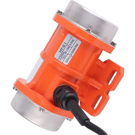 Moteur vibrant monophasé étanche IP66, asynchrone, boîtier en alliage d'aluminium, 220 V, 3000 tr/min (1/5)
