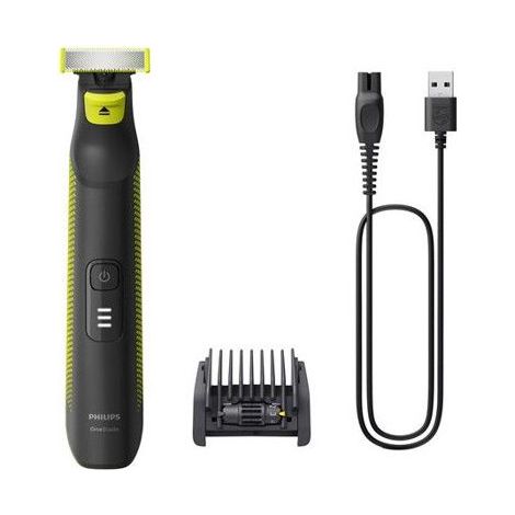 Philips OneBlade Pro Rasiermesser für Männer QP6506 15 5,4 W Schwarz