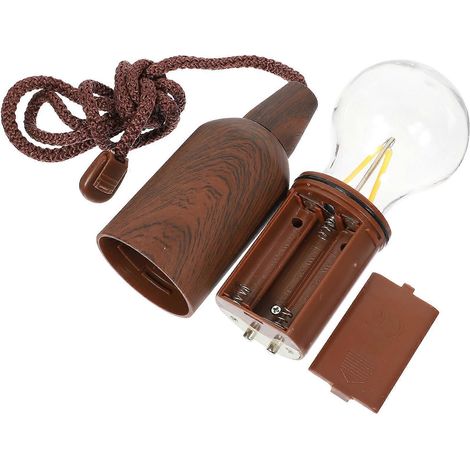 Guirlande lumineuse de Noël à tirer, lot de 4 ampoules pour tente, idéale pour le camping ou les fêtes. (1/5)