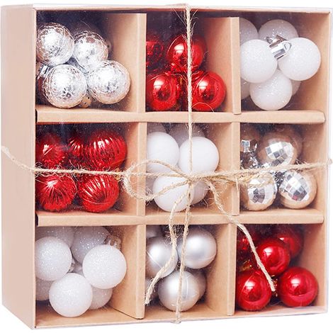 99-teiliges Set Weihnachtskugeln, Christbaumkugeln, Christbaumkugeln (1/5)
