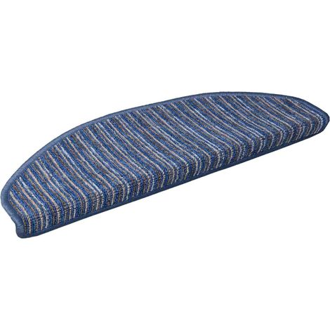 Tapis d'escalier auto-adhésifs 15 pcs Bleu 65 x 21 x 4 cm CFW868630 (1/5)