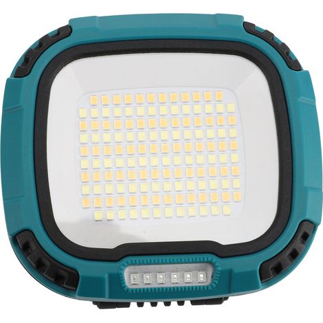 Eosnow Lampe de travail COB portable, lampe de camping rechargeable, avec base magnétique et crochets, pour usage extérieur (1/5)