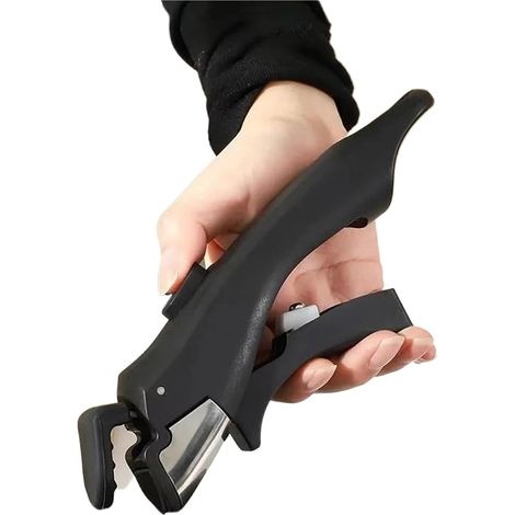 Mango desmontable, apto para ollas y sartenes, repuesto universal desmontable para sartenes, utensilios de cocina resistentes al calor (negro). (1/5)
