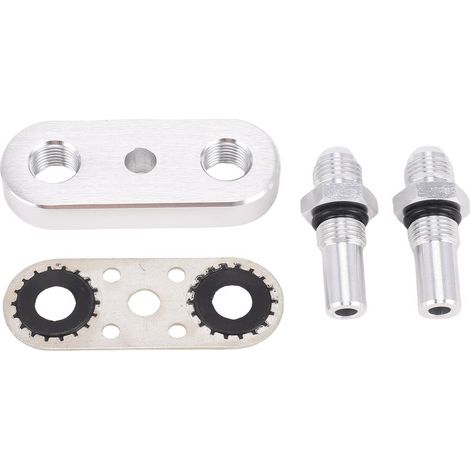 [Adaptateur pour Lignes de Refroidissement Transmission] [551121 6AN] [Aluminium CNC] [Double Ports 6AN, Gasket et Boulons Inclus] Compatible 6L80E 6L90E 8L90E (1/5)