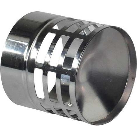 Terminale scarico fumi inox ø80