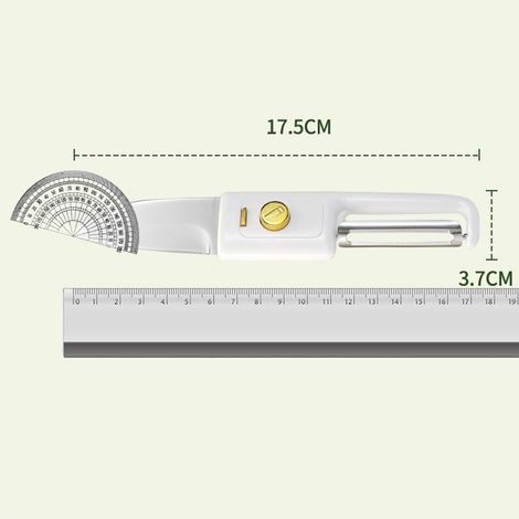 Éplucheur à fruits, éplucheur ménager, éplucheur multifonctionnel portable 3 en 1 pour fruits et légumes. (1/5)