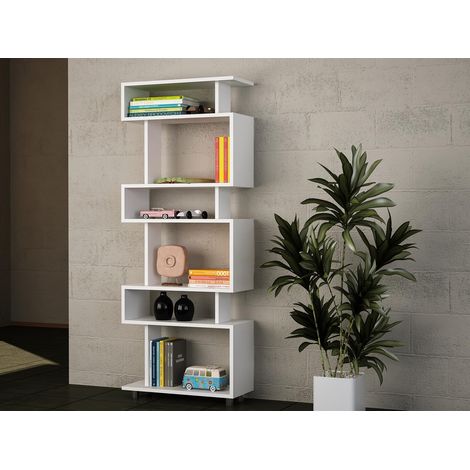 Bücherregal Blok Weiß