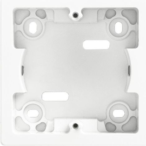 Vimar scatola da parete quadrata 2m p30mm bianco 09972.01 (1/2)