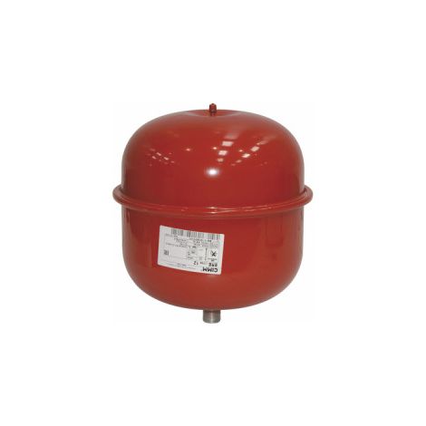 Atlantic – Vase d'expansion chauffant 12L cylindrique – Pour installations de chauffage – Acier inoxydable – Résistant à la corrosion (1/4)