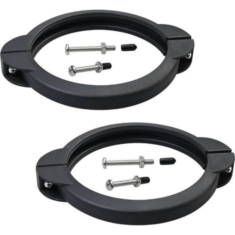 Collier de serrage de piscine de rechange SF80110-2 avec vis, compatible avec les pompes à filtre à sable Intex de 12 et 14 pouces (débit : 2 100 et 2 800 gal/h) pour piscines hors sol (1/4)