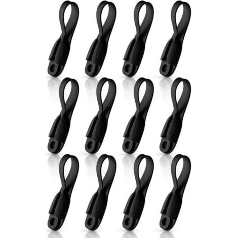 Fascio di cavi in silicone da 12 pezzi per elettrodomestici, avvolgicavo per elettrodomestici da cucina, fascio di cavi multifunzionale, contenitore per cavi dati, organizzazione (1/4)