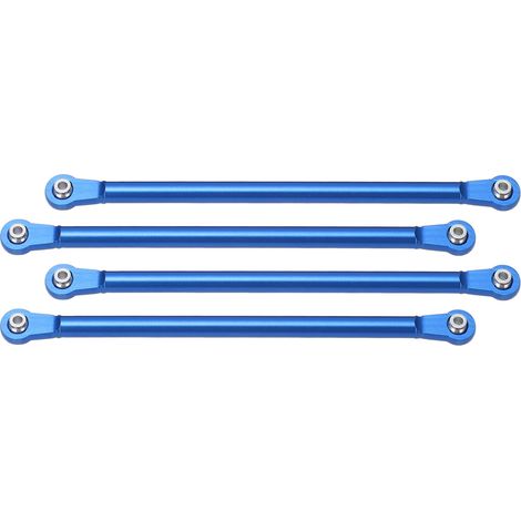 GARRYFIZH 4 Biellettes Suspension Alu pour LOSI 1/8 LMT - Bleues, Anti-Déformation (1/5)