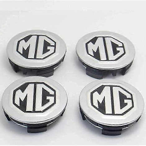 Lot de 4 enjoliveurs centraux de 56 mm pour MG MG5 restylée (2023), enjoliveurs résistants avec protection du moyeu. (1/3)