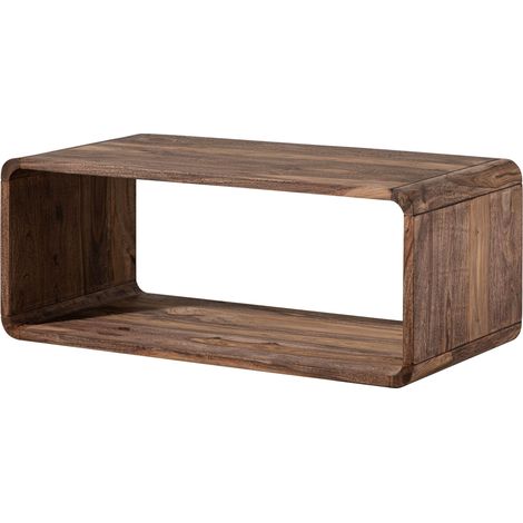 Couchtisch Sheesham 100x50x40 braun geölt LOUNGE COLLECTION 03 (1/3)