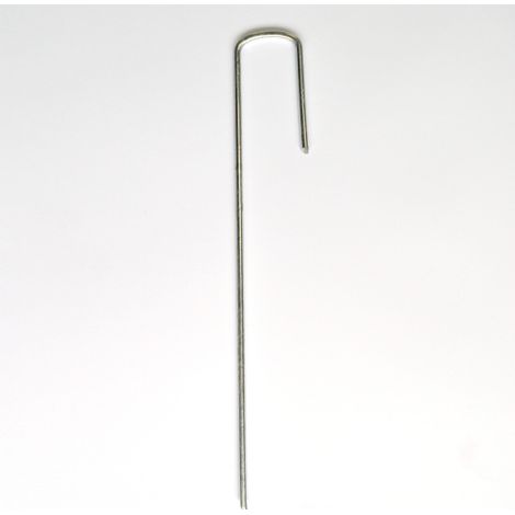 Décoweb – Agrafes d'ancrage gazon synthétique 50 pièces – Longueur 20 cm – Acier galvanisé anti-corrosion – Fixation tous les 50 cm