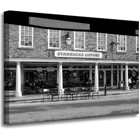 Starbucks Architektur-Leinwanddruck 70x50 cm