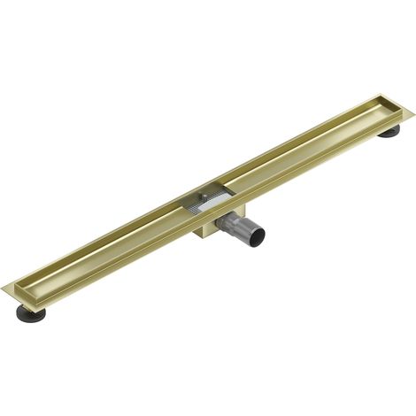 Mexen Flat Korpus für Linienentwässerung 90 cm, gebürstetes Gold - 1A15090 (1/4)