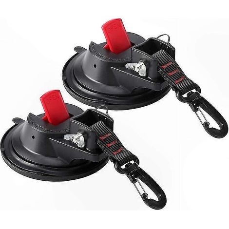 Set mit 2 robusten Fahrzeugankern mit Haken, für Markisen, Boote, Campingausrüstung, Planen, Ausrüstung, Gepäck und mehr (1/5)
