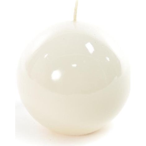 Candela sferica 220 g avorio Mercury