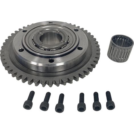 Motorcycle clutch, compatible with Yamaha Raptor 660, 660R, YFM660 and YFM660R starter discs. (1/4)