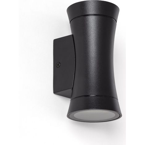 Aplique de Pared Exterior Aluminio Aynik Negro (1/5)