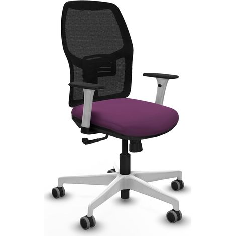 Bürostuhl piqueras y crespo Alfera schwarz violettes Kunstleder (1/2)