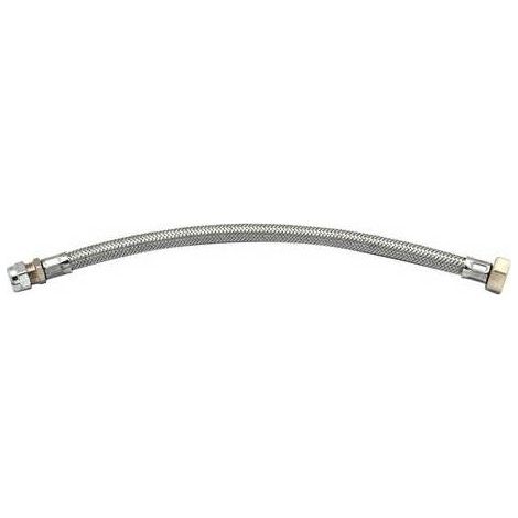 FLESSIBILE INOX DN. 10 CALOTTA + BICONO Misura: Calotta F 1/2 cm 35