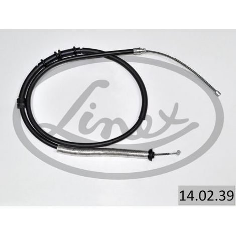 Tirette à câble, frein de stationnement LINEX 14.02.39 FIAT 51846219 55701946