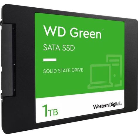WESTERN DIGITAL SATA-SSD WD Green, 1 To, 7mm, 6,35 cm (2,5") (1/3)