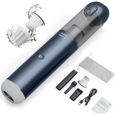 Aspirateur à Main 17000PA Aspirateur Voiture Portable aspirateur a Main avec Lampe LED aspirateur Voiture Puissant pour Poils d'animaux, Cuisine, Bureau, Voiture (1/5)