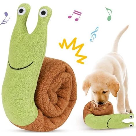 Jouet éducatif pour Chien, Animal Escargot Peluche pour Animaux de Compagnie, Jouets pour Chiens de Décompression D'entraînement. (1/3)