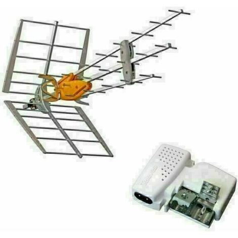 Antenne terrestre UHF intelligente LTE700 – Réception TNT optimisée – Gain jusqu'à 42dB – Technologie TForce – Alimentation 24V – Televes
