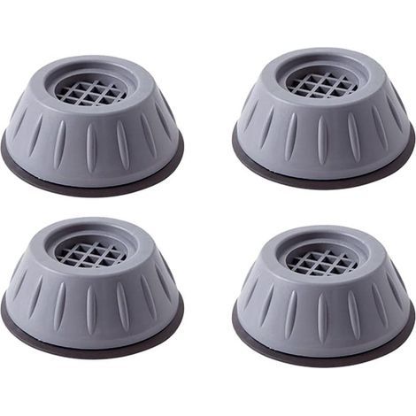 Washing machine stand with shock absorber, anti-vibration feet, noise-reducing stabilizers (4 pieces, 8 cm) - AquaForge (1/5)
