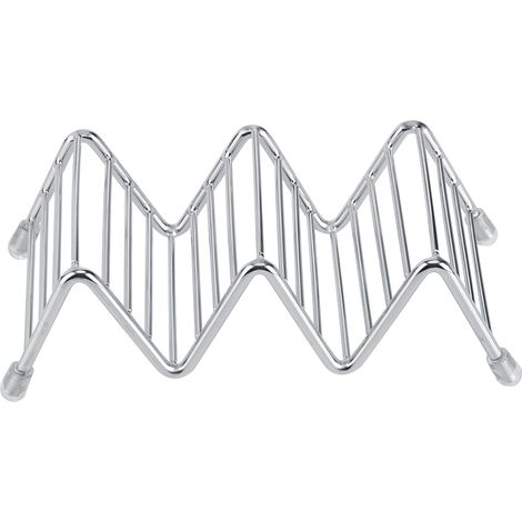 Support Présentation Tacos en Acier Inoxydable Forme Vague 2-3 Emplacements (1/5)