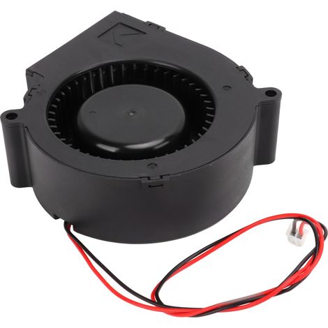 Ventilateur souffleur 12 V CC 1,2 A à deux roulements à billes sans balais 4500 tr/min, revêtement en fibre de verre PBT et cuivre, pour usine (1/5)