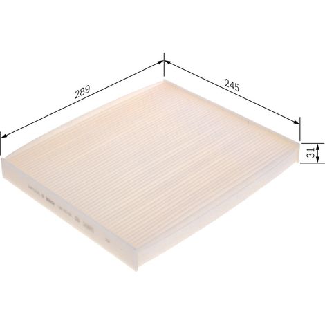 Filtre, habitacle - 1987435165 - BOSCH (1/3)