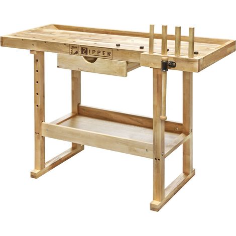 HOLZ WERKBANK WERKTISCH SCHUBLADE SPANNBACKEN ARBEITSTISCH HOLZMANN WB126