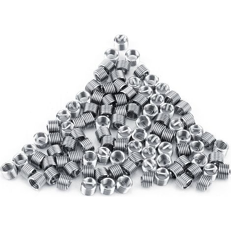 100 Stück M4 Edelstahl SS304 Spiralgewindeeinsätze (M40,71,5 D) (1/5)