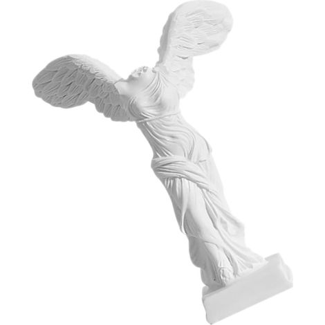 Göttin Victoria Statue aus weißem Kunstharz 13 cm Skulptur