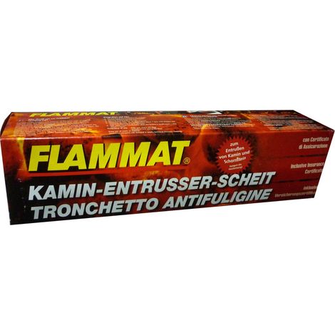 Tronchetto spazzacamino antifuligine per camino flammat pulizia canna fumaria